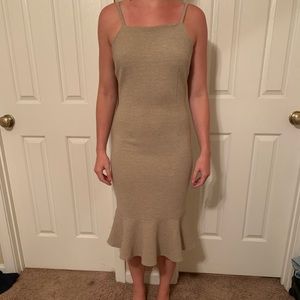 Giani Bini Nude Fit & Flare Dress